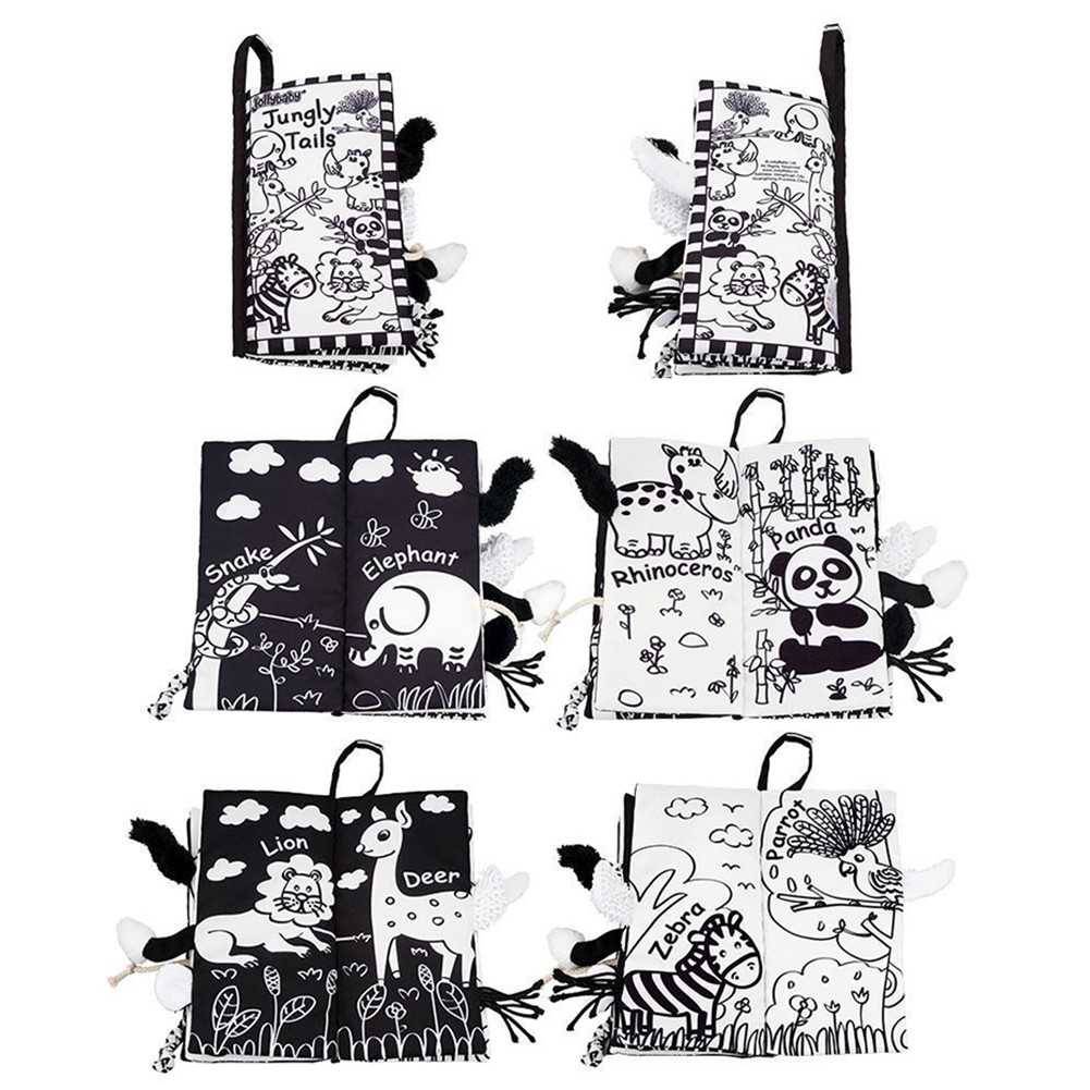 Black and White Soft Cloth Books for Babies Black and White Soft Cloth Books for Babies Toys