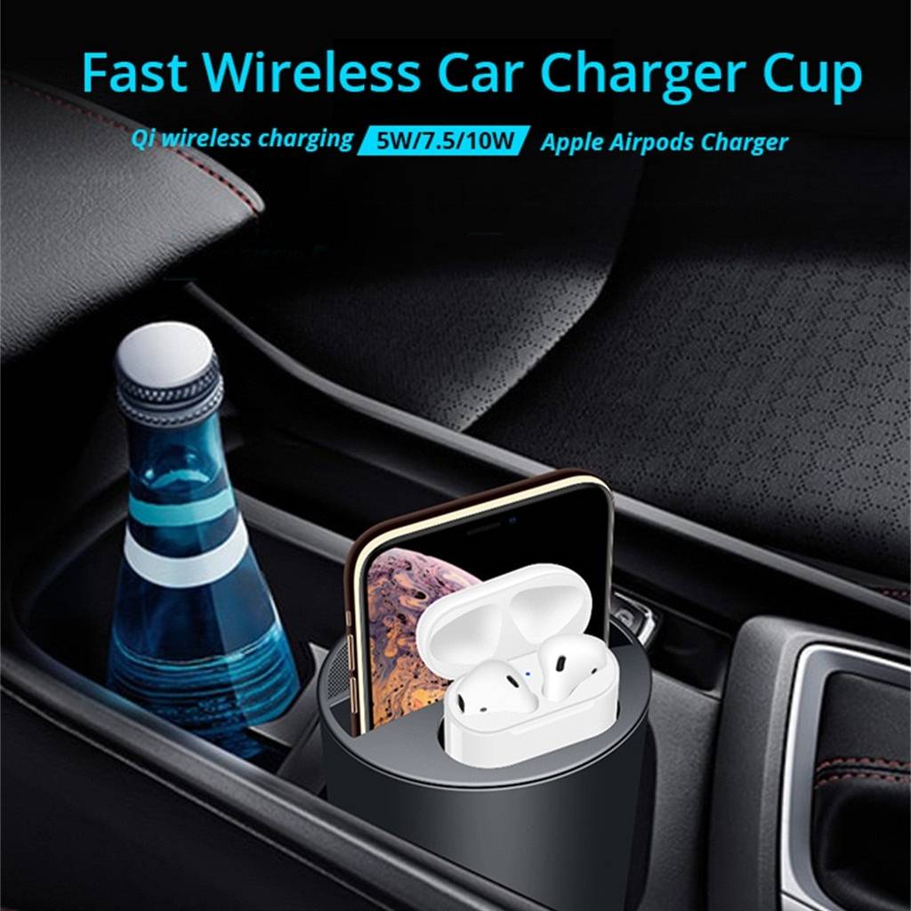 Car Wireless Charger Cup Car Wireless Charger Cup Phone Accessories Vehicles & Parts