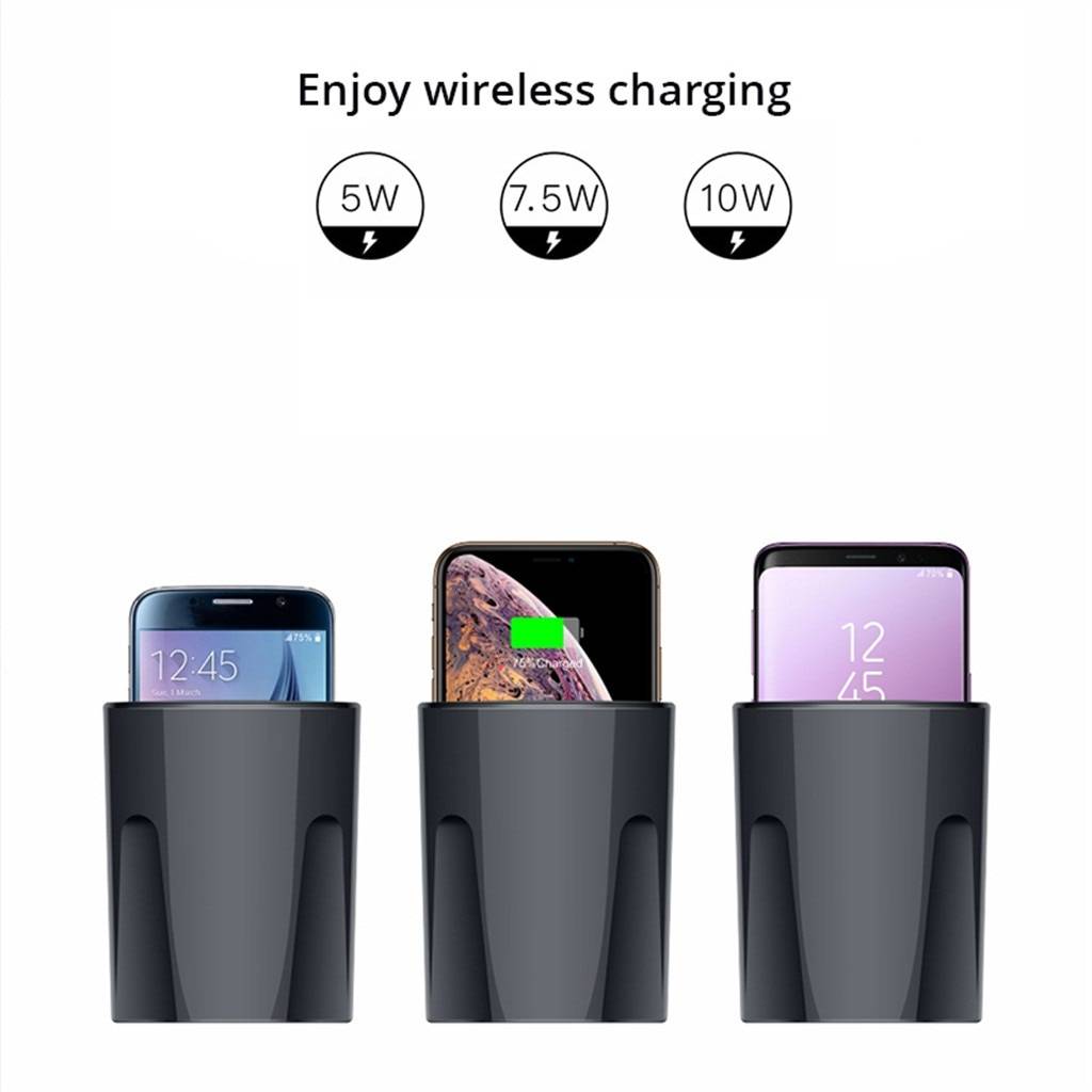 Car Wireless Charger Cup Car Wireless Charger Cup Phone Accessories Vehicles & Parts