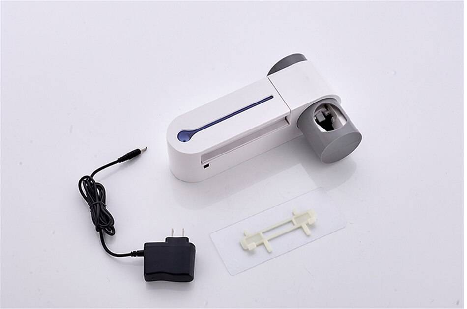 Toothbrush Holder With UV Sterilizer Toothbrush Holder With UV Sterilizer Home Goods
