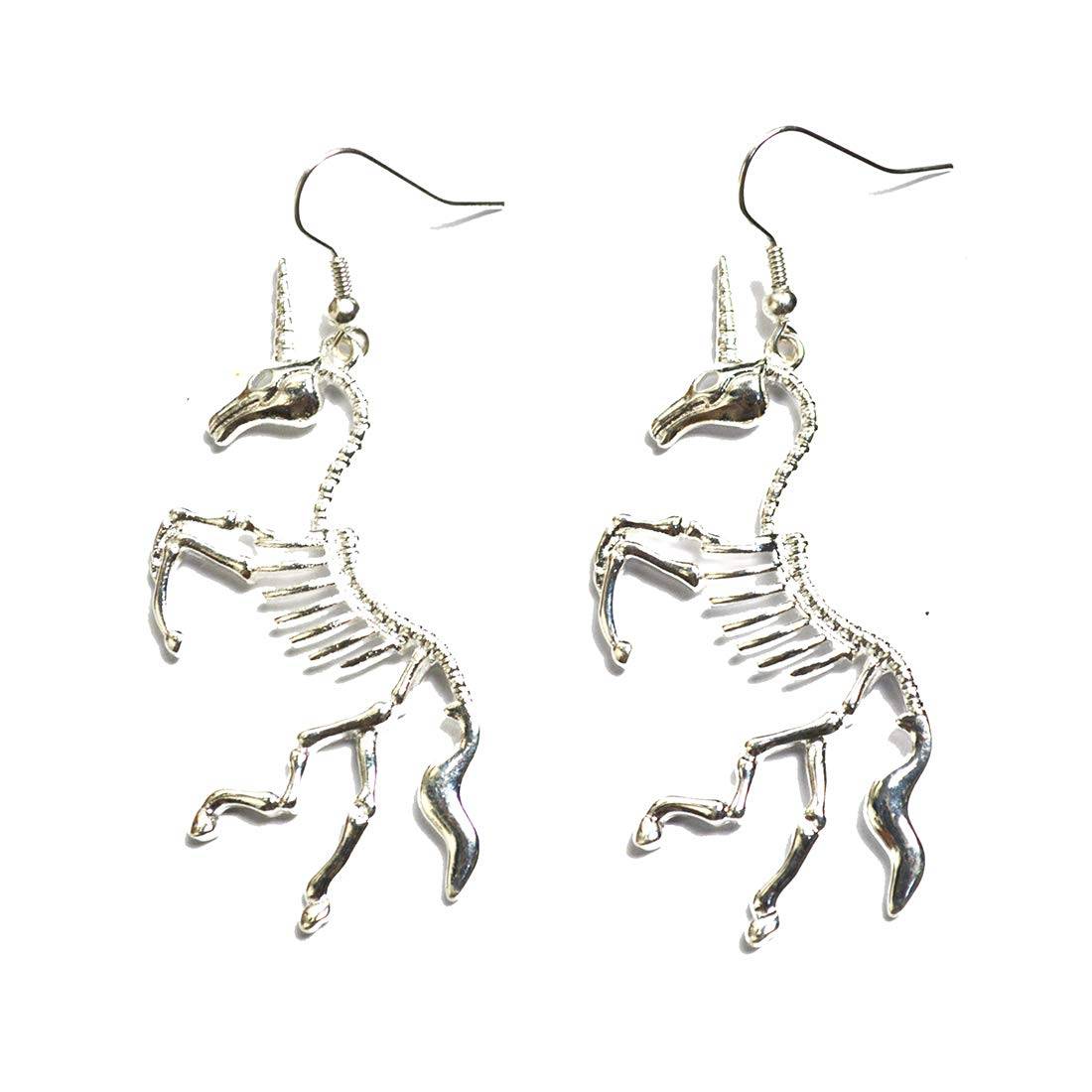 Unicorn Skeleton Earrings Unicorn Skeleton Earrings Accessories