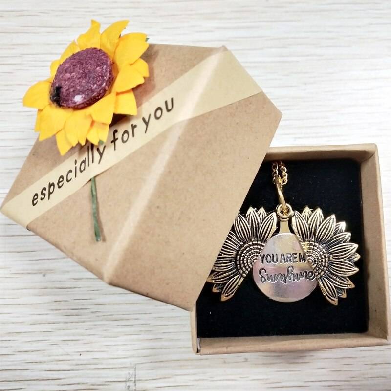 You Are My Sunshine Sunflower Pendant Necklace You Are My Sunshine Sunflower Pendant Necklace Accessories