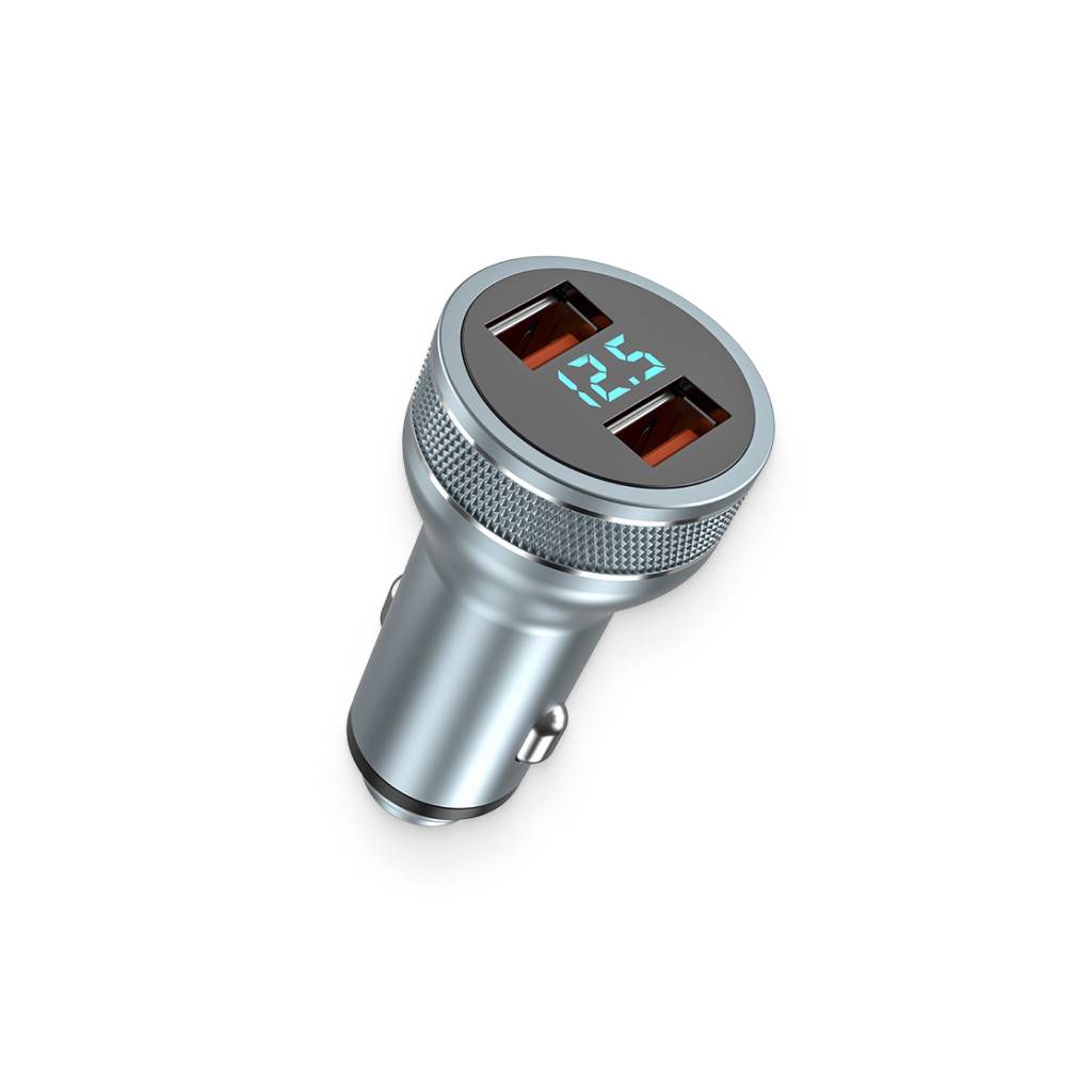 Intelligent Digital Volt Dual-USB Charger Port Intelligent Digital Volt Dual-USB Charger Port Phone Accessories