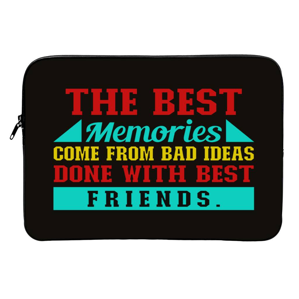 Best Friend Quotes MacBook Air 14″ Sleeve – Funny Design Laptop Sleeve – Graphic MacBook Sleeve Best Friend Quotes MacBook Air 14