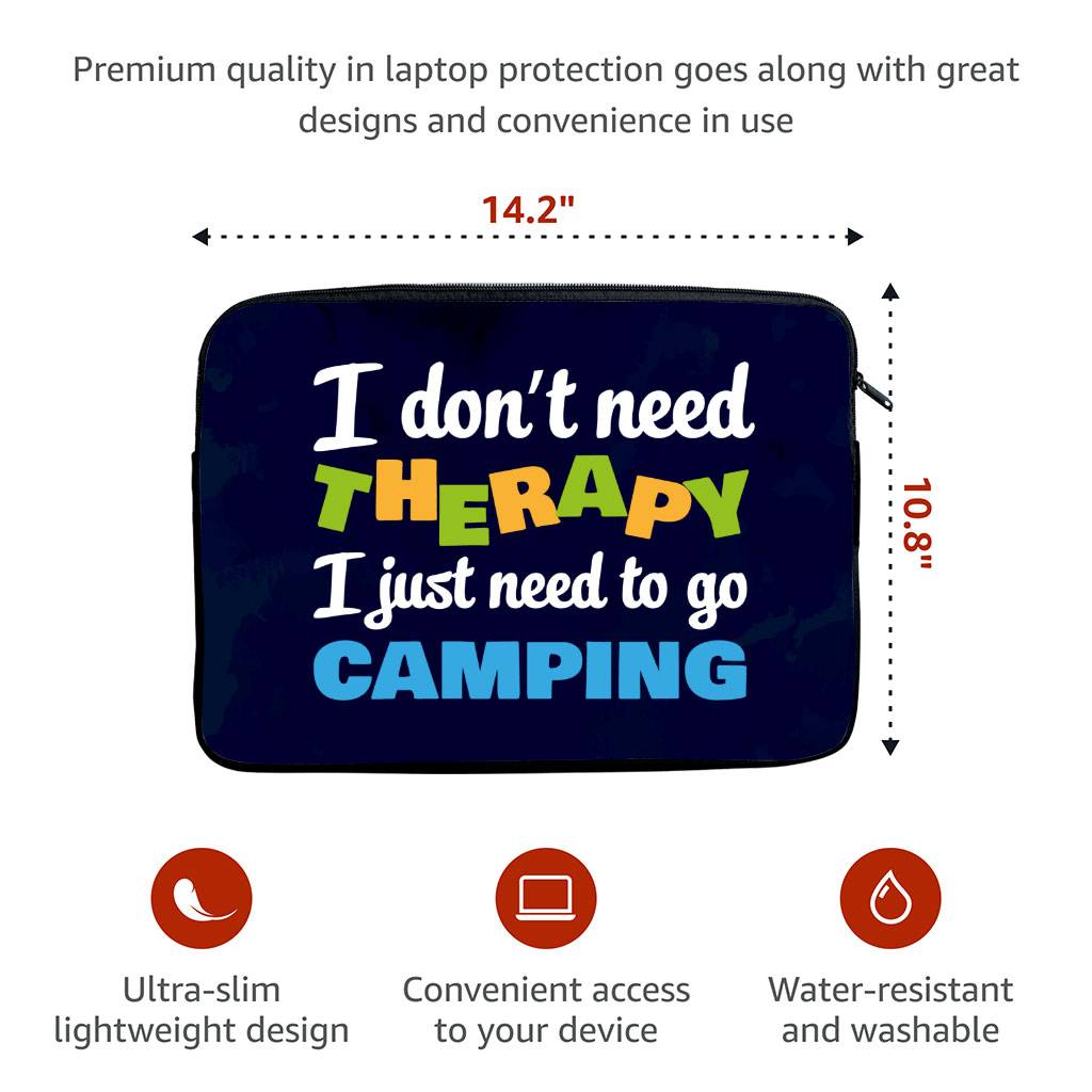 Camping MacBook Pro 14″ Sleeve – Cool Laptop Sleeve – Graphic MacBook Sleeve Camping MacBook Pro 14