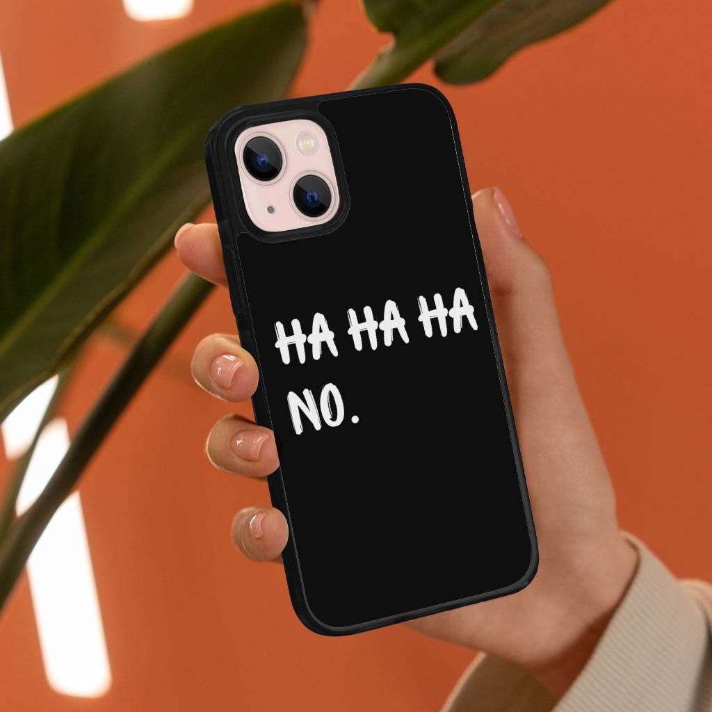 Ha Ha Ha iPhone 13 Mini Case – Funny Quote Phone Case for iPhone 13 Mini – Printed iPhone 13 Mini Case Ha Ha Ha iPhone 13 Mini Case - Funny Quote Phone Case for iPhone 13 Mini - Printed iPhone 13 Mini Case