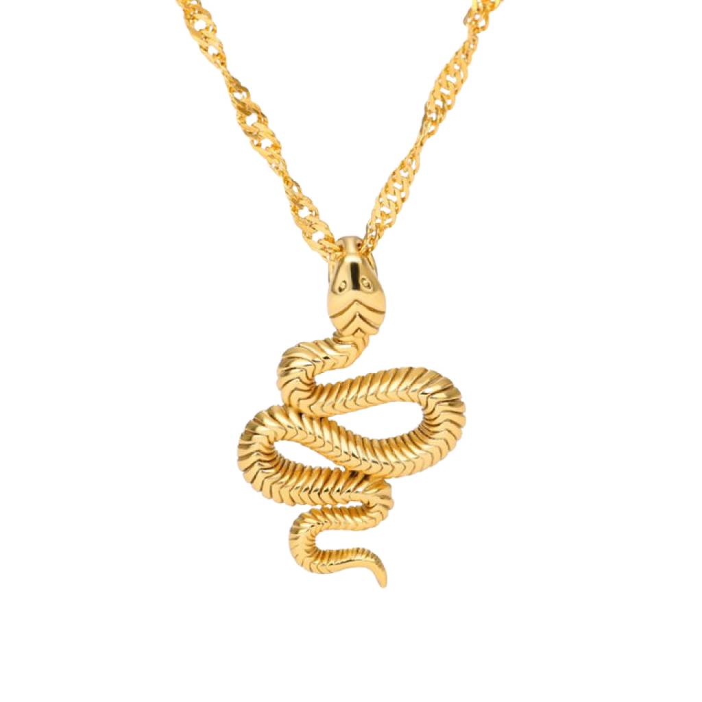 Snake Shaped Pendant Necklace Snake Shaped Pendant Necklace