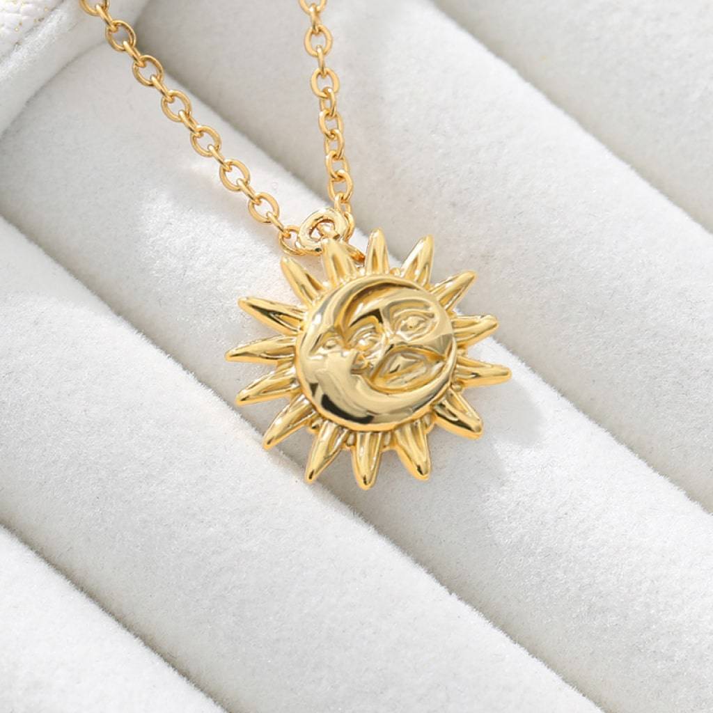 Sun Pendant Necklace Sun Pendant Necklace